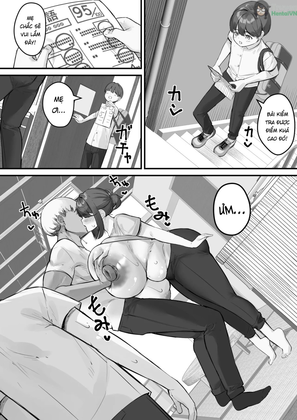 (Kuchi VE) Chara Otoko ni Netorareru Tare Deka Onba san 1 Oneshot - Trang 14 - Dâm Cô Nương